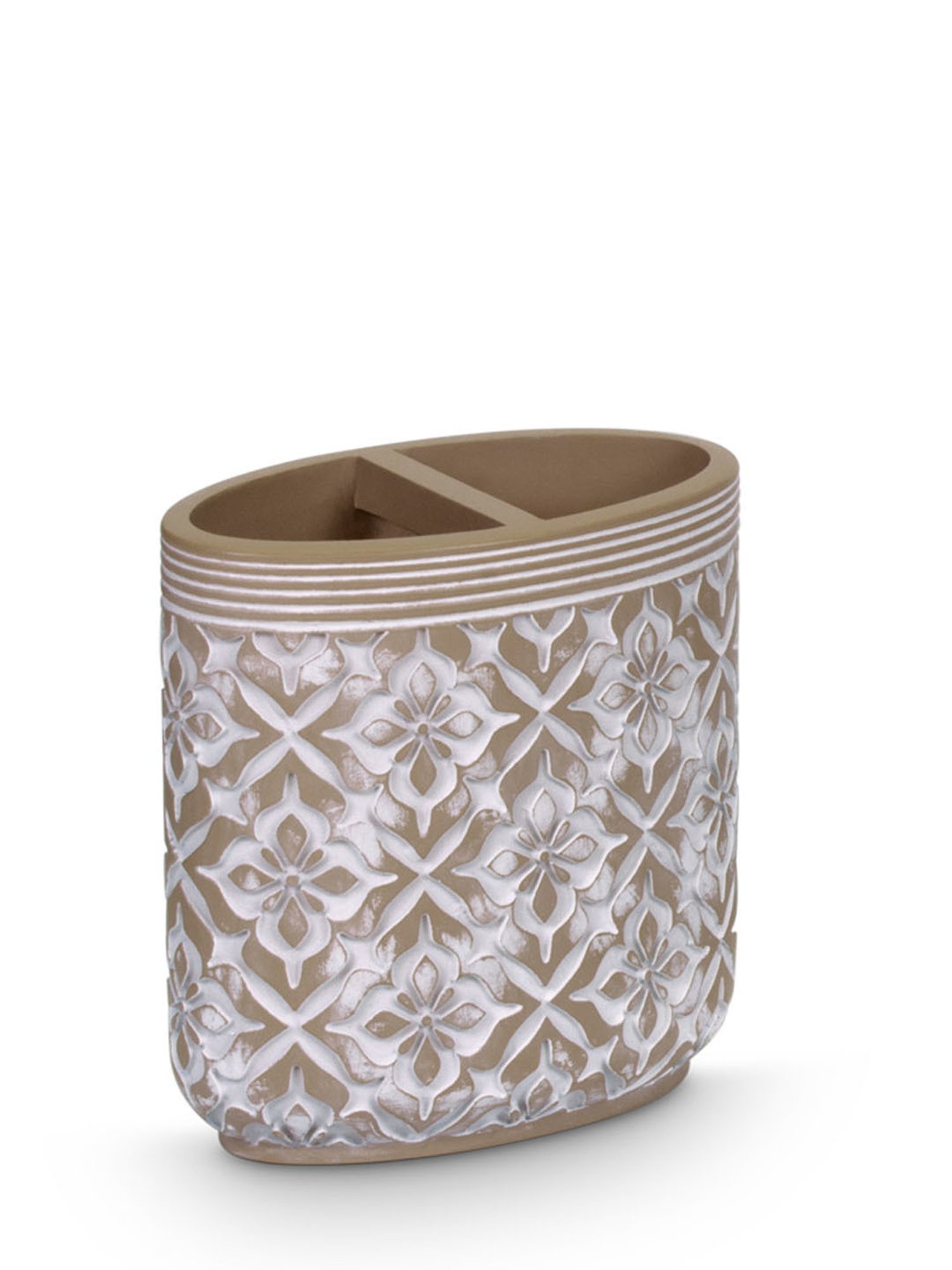 Freelance Brown Polyresin Set of 4 Bathroom Accessories