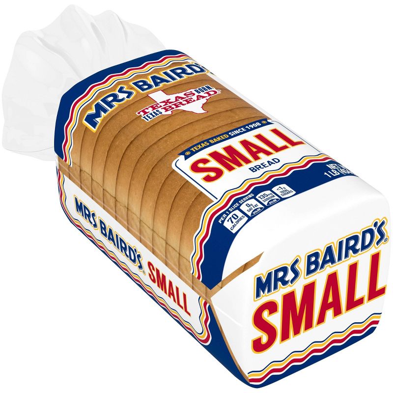 Mrs. Baird's Small White Bread - 16oz
