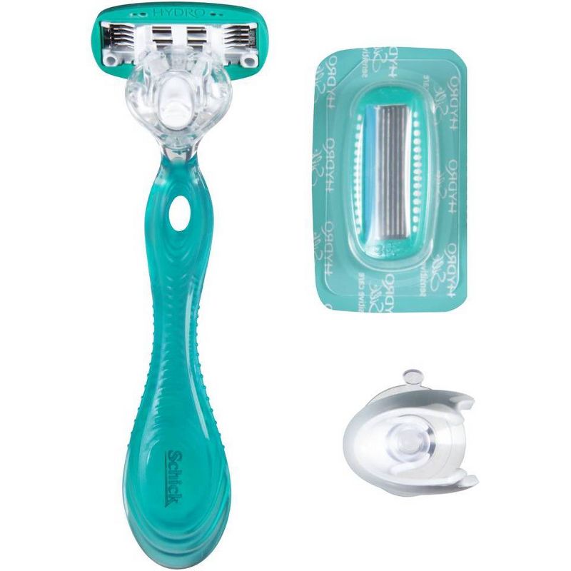 Schick Hydro Silk Sensitive Women's Razor - 1 Razor Handle and 2 Refills