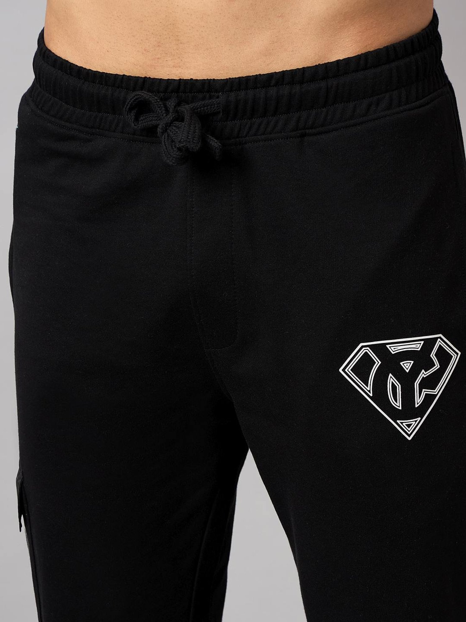 Club York Black Regular Fit Printed Co-Ord Sets