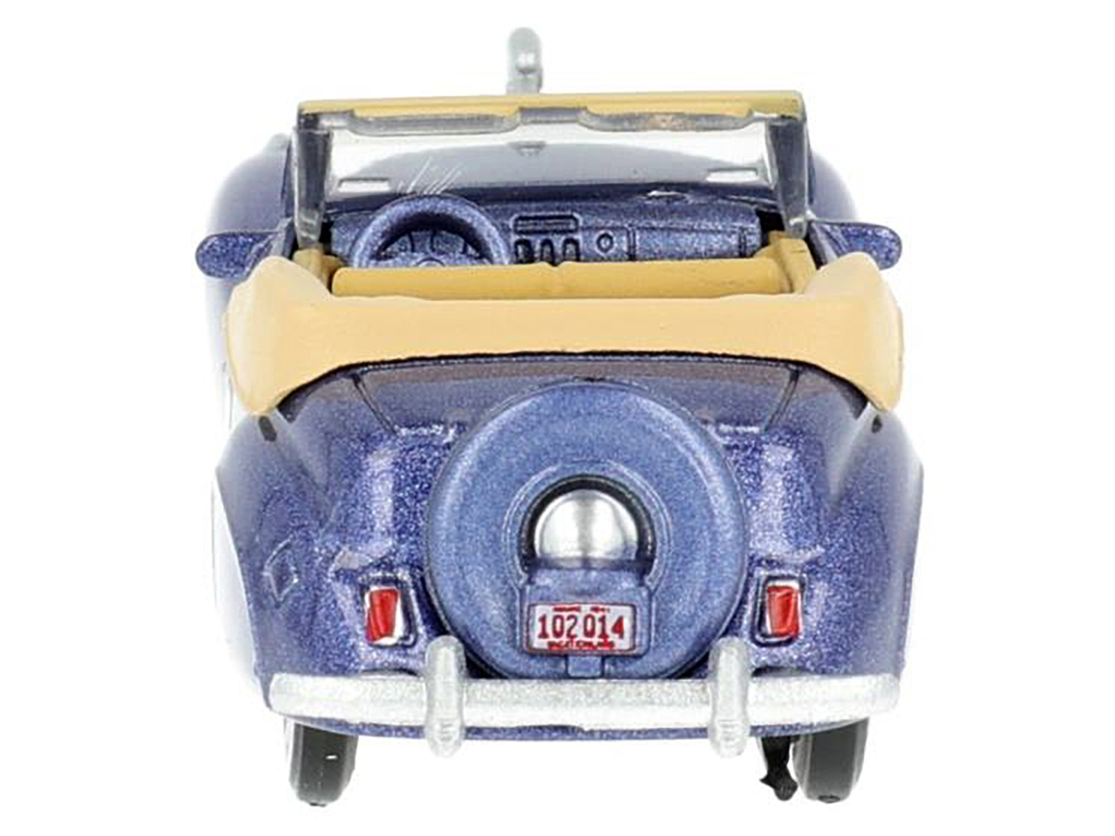 1954 Lincoln Capri "Christmas Hot Rod 2024 Edition by Tim Sadchikov" #24 Blue Metallic with Christmas Graphics and Lincoln Capri Tree Ornament Limited Edition to 9999 pieces Worldwide 1/64 Diecast Model Car by Mini GT