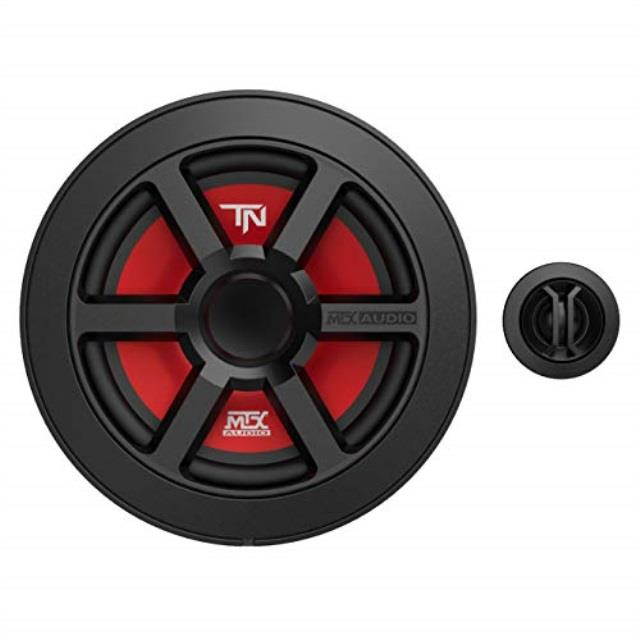 mtx terminator 6.5 inch woofer cone component speaker pair with 45 watt rms