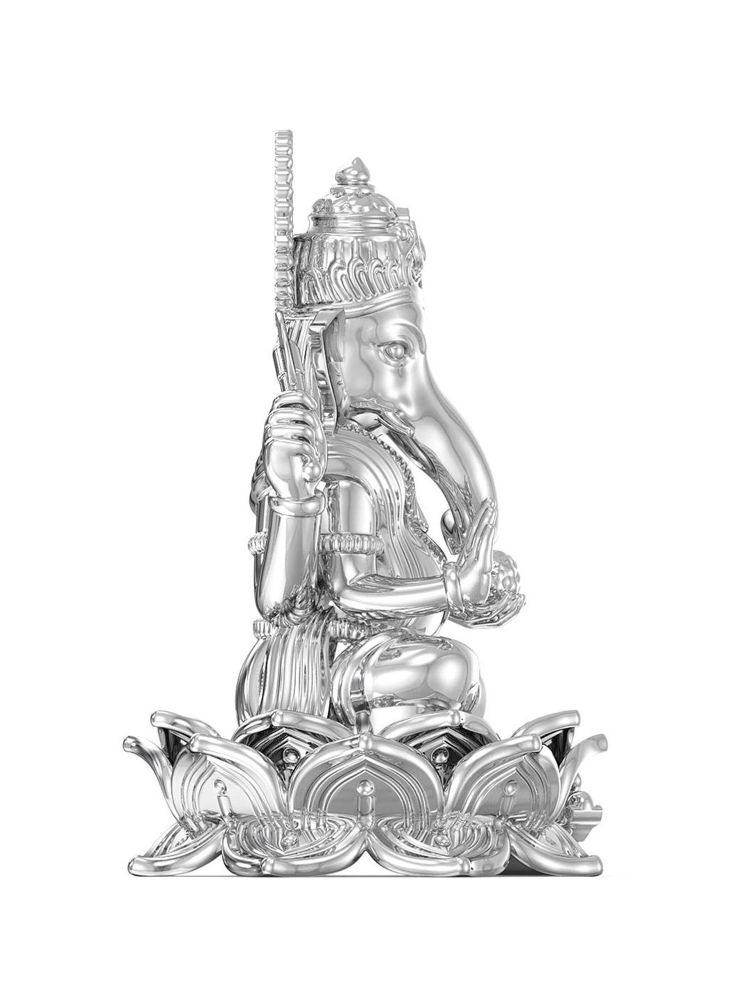 Sri Jagdamba Pearls 0.8 Silver Vishnu Idol