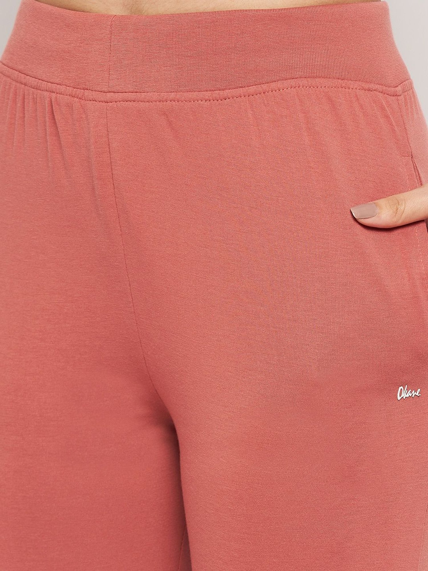 Okane Peach Mid Rise Lounge Pants