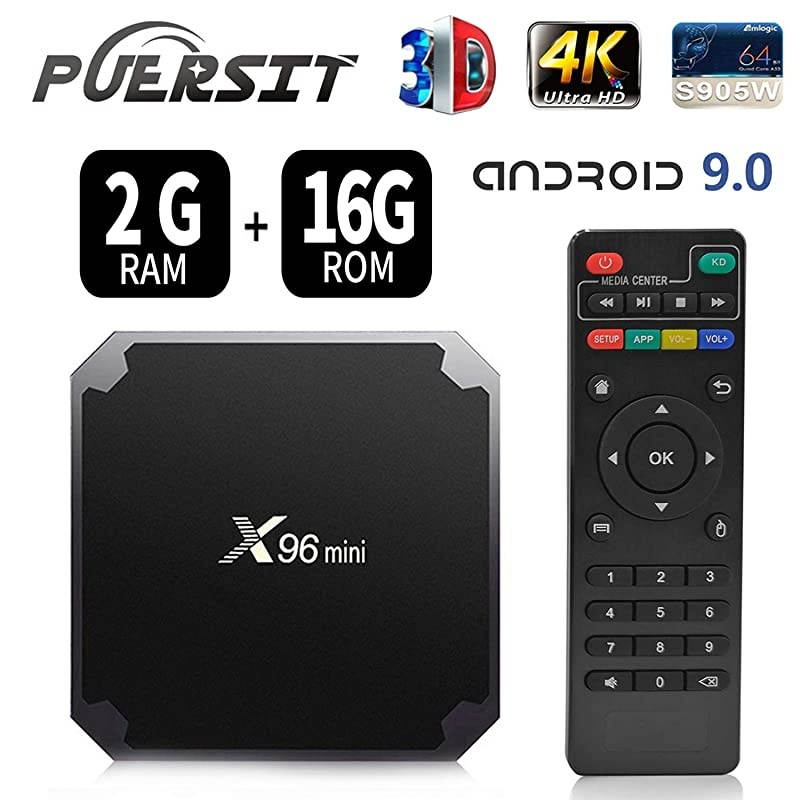 X96 Mini TV Box 2GB RAM 16GB ROM Android 90 TV Box with Amlogic S905W WiFi 4KHD 3D Smart X96 Mini TV Box by