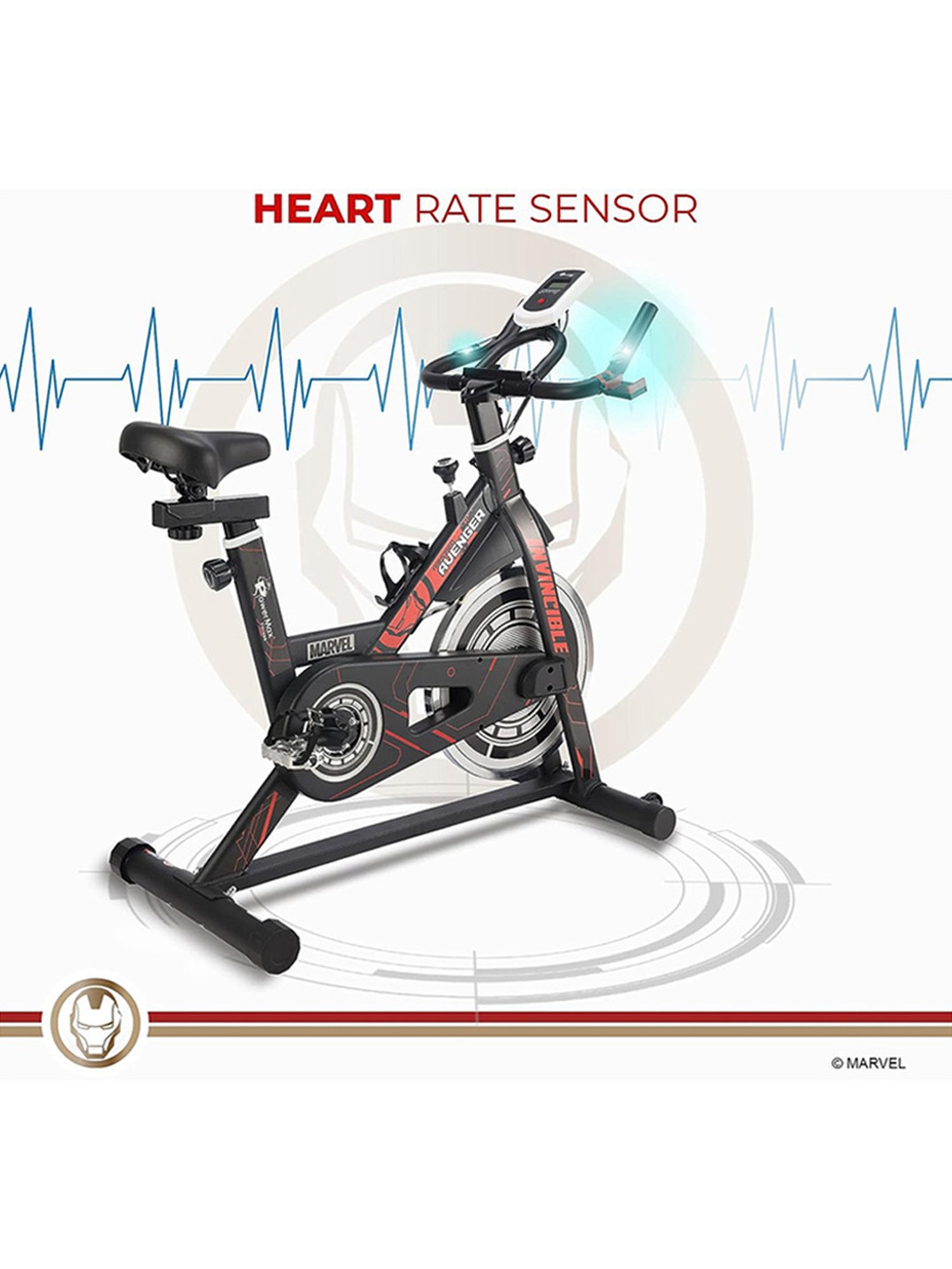 PowerMax Fitness MB-145 Spin Bike (Black)