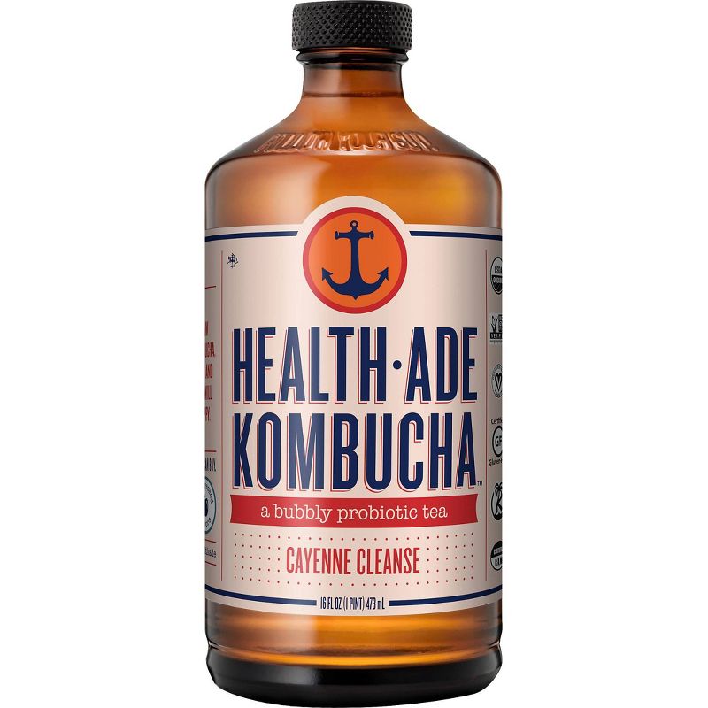 Health-Ade Organic Vegan Cayenne Cleanse Kombucha - 16 fl oz