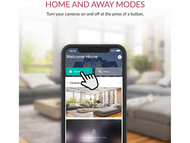 YI Home Camera, 1080p Wireless IP Security Camera (4-Pack) with Night Vision, Nanny Monitor on iOS, Android App, Cloud Service - Works with Alexa and Google Assistant