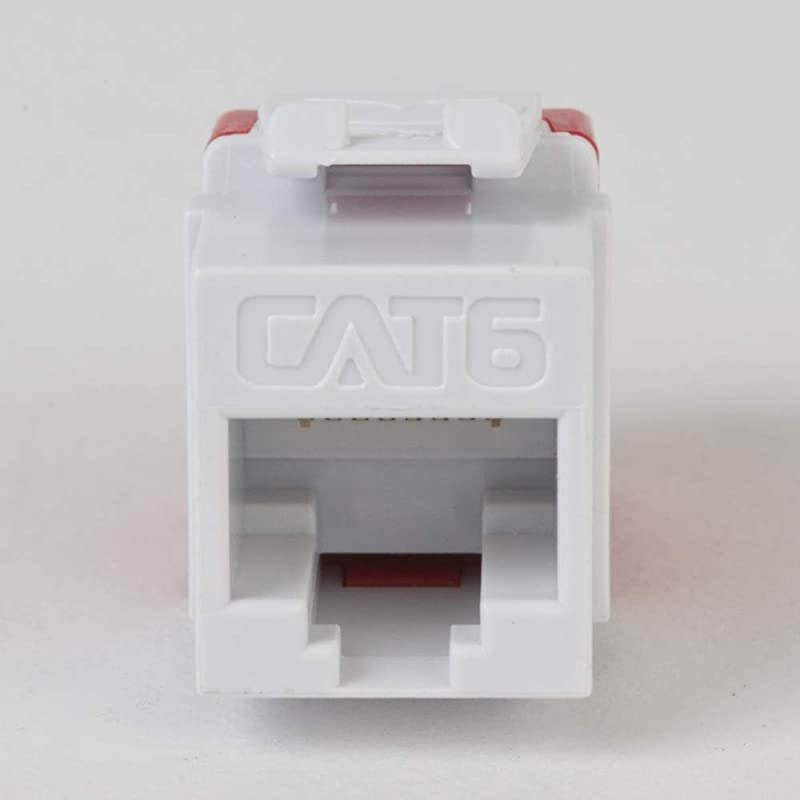 CAT6 RJ45 Keystone Jack for HD Style, Black, 400-Pack