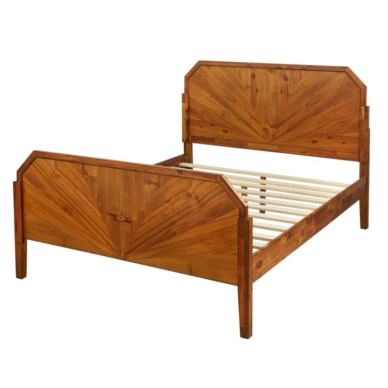 Queen Monty Bed Oak - Lifestorey