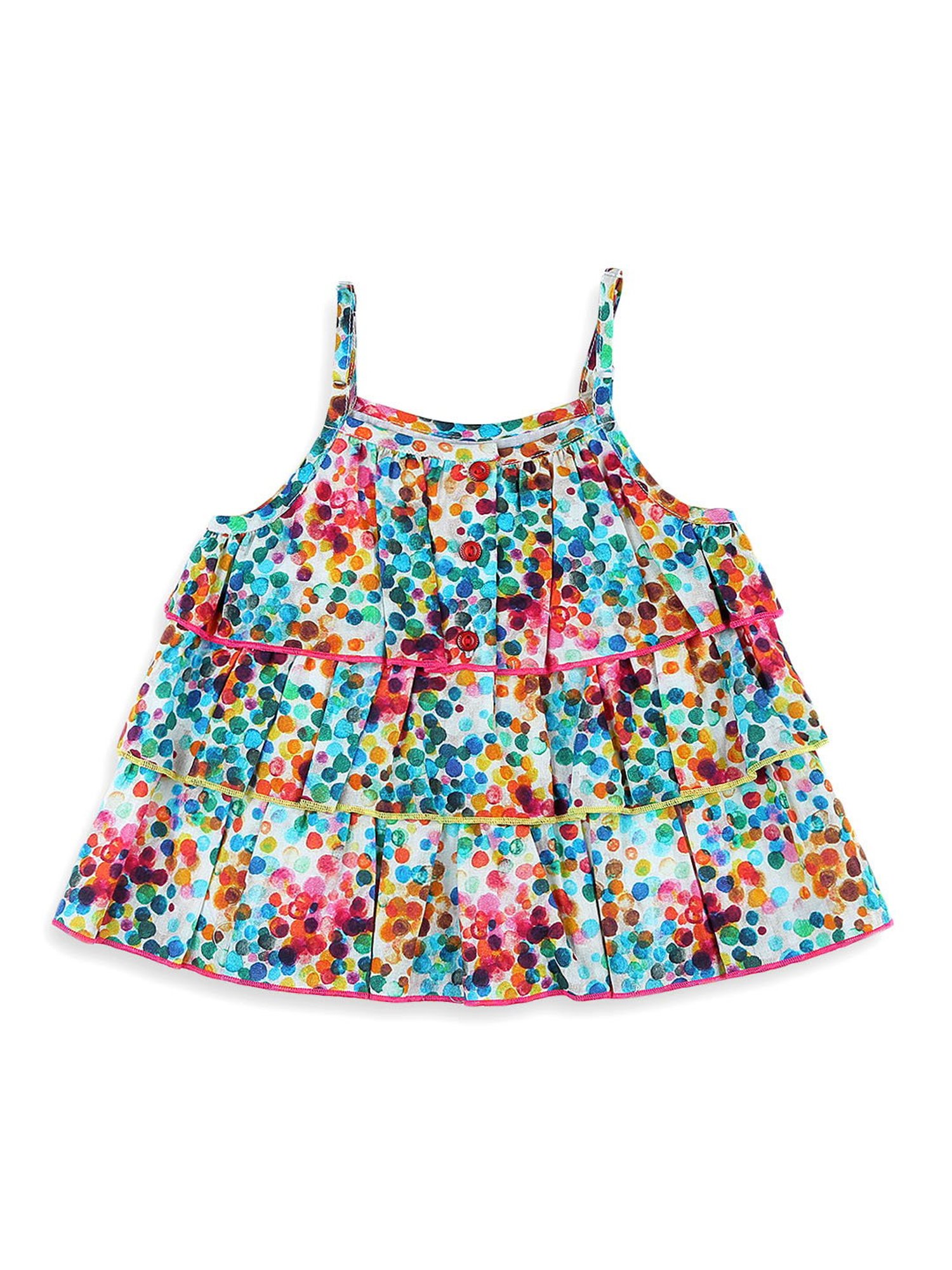 Nauti Nati Kids Multicolor Printed Top with Shorts