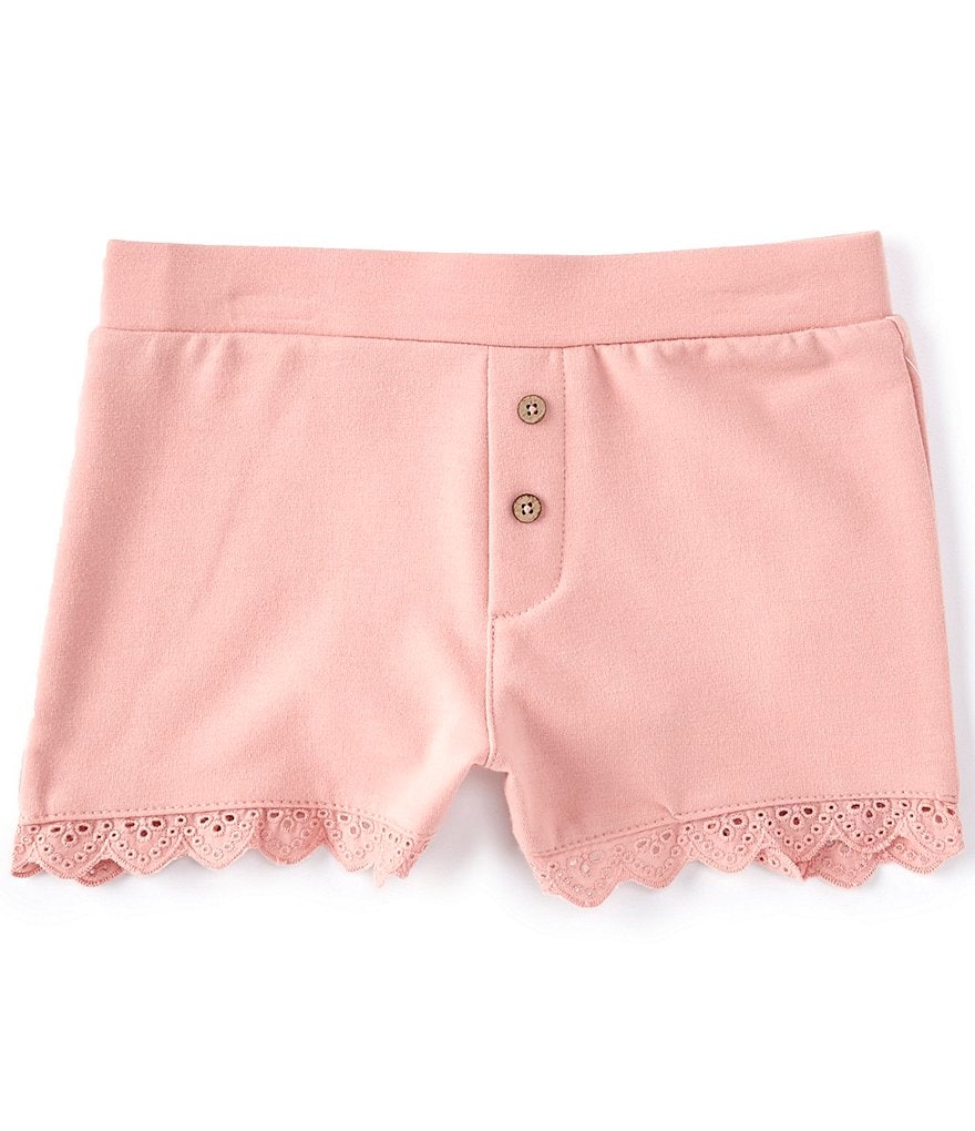 Chelsea & Violet Little Girls 2T-6X Knit Eyelet Shorts