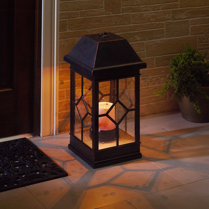 San Felipe Estate 22" Solar LED Outdoor Lantern - Smart Solar