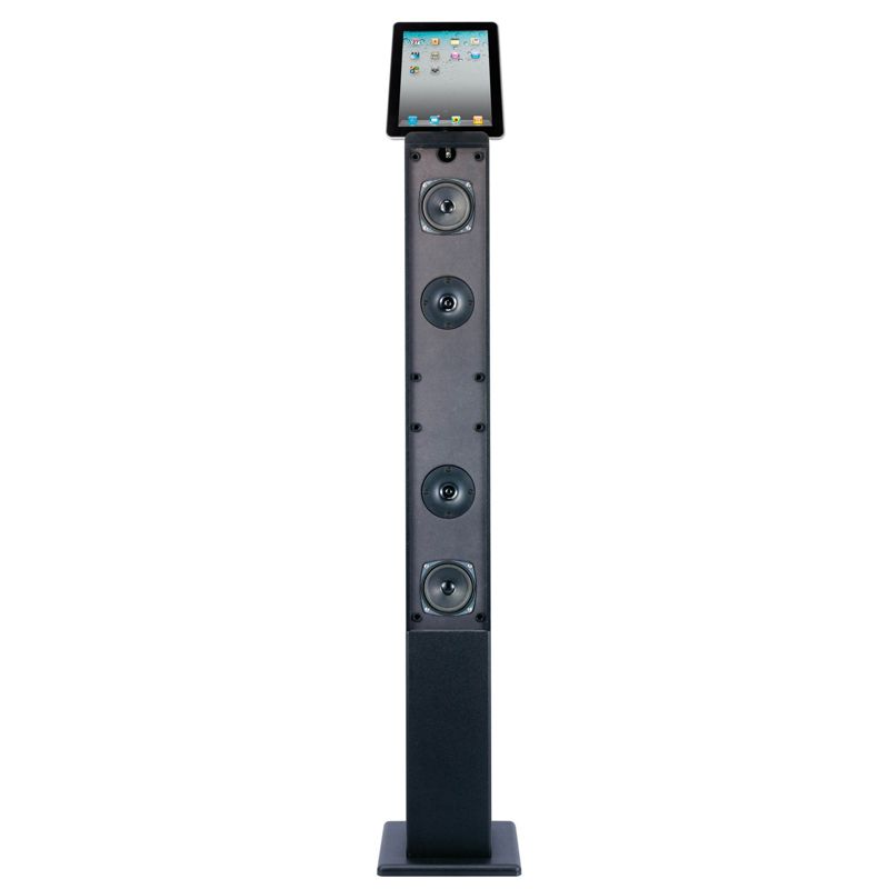 Craig CHT917 2.1 Channel Tower Speaker System with Digital FM Radio in Black