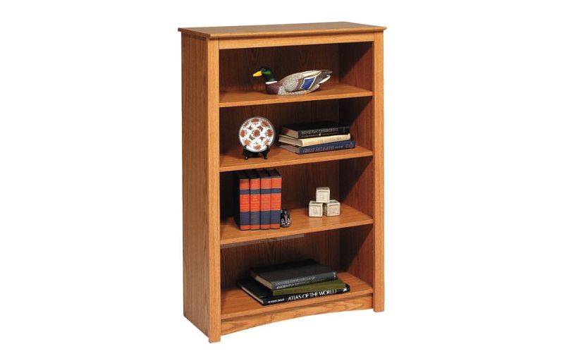 48" 4 Shelf Bookshelf Oak - Prepac