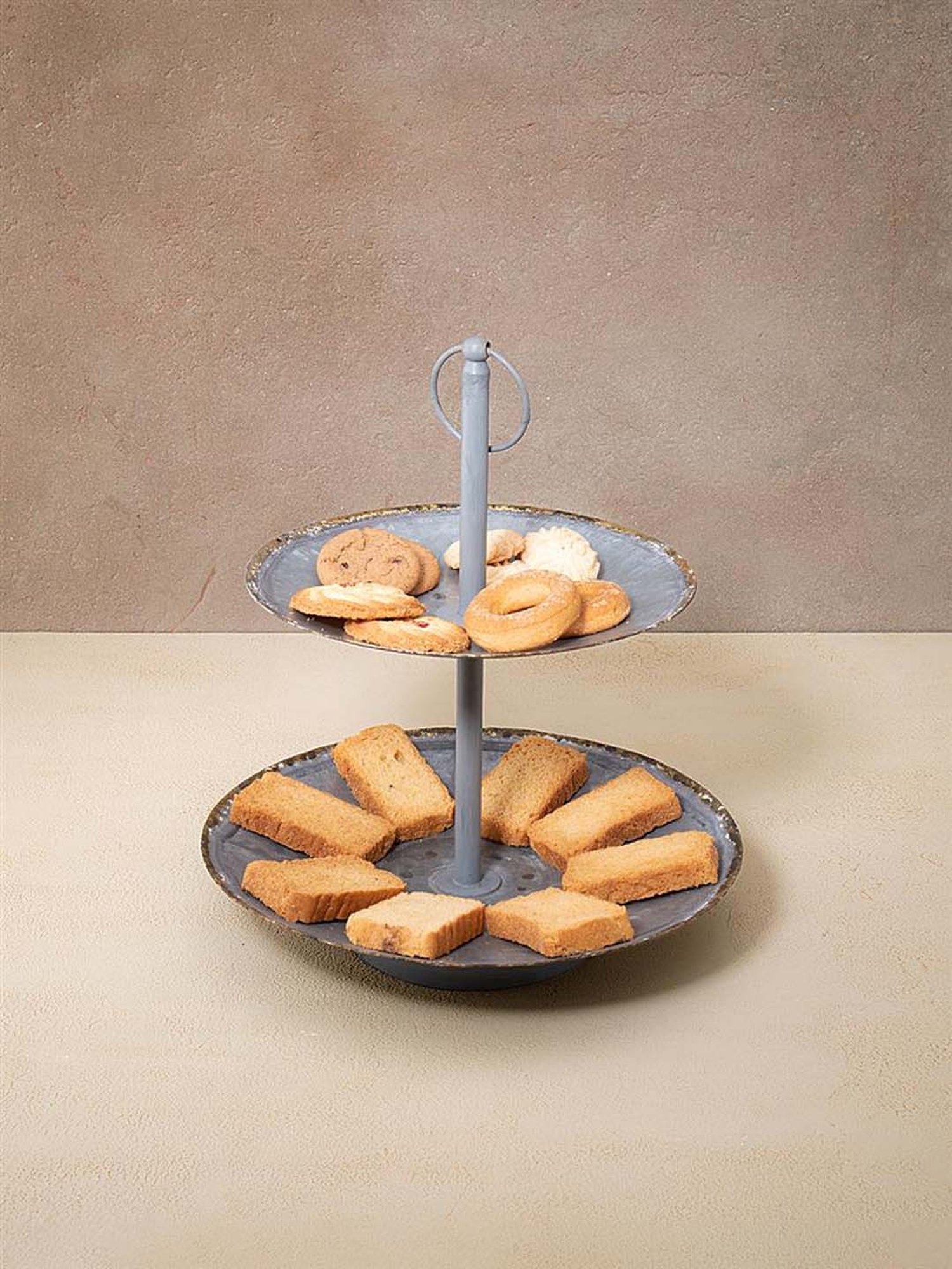 2ct Tiered Tray White - Bullseye's Playground™