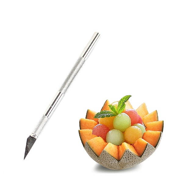 6 Blades Aluminum Carve Knife Extra Backup  Sculpture Engrave Graver Cutter Muti-funtion Carving Knife Set