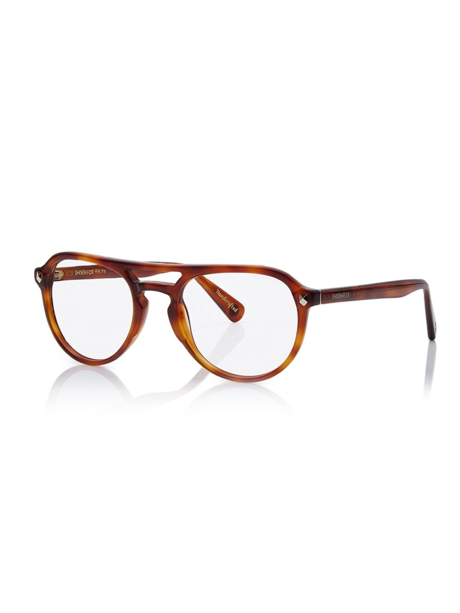 Shisen Fox Kaizen Havana Aviator Unisex Blue Filter Computer Lenses -55 mm