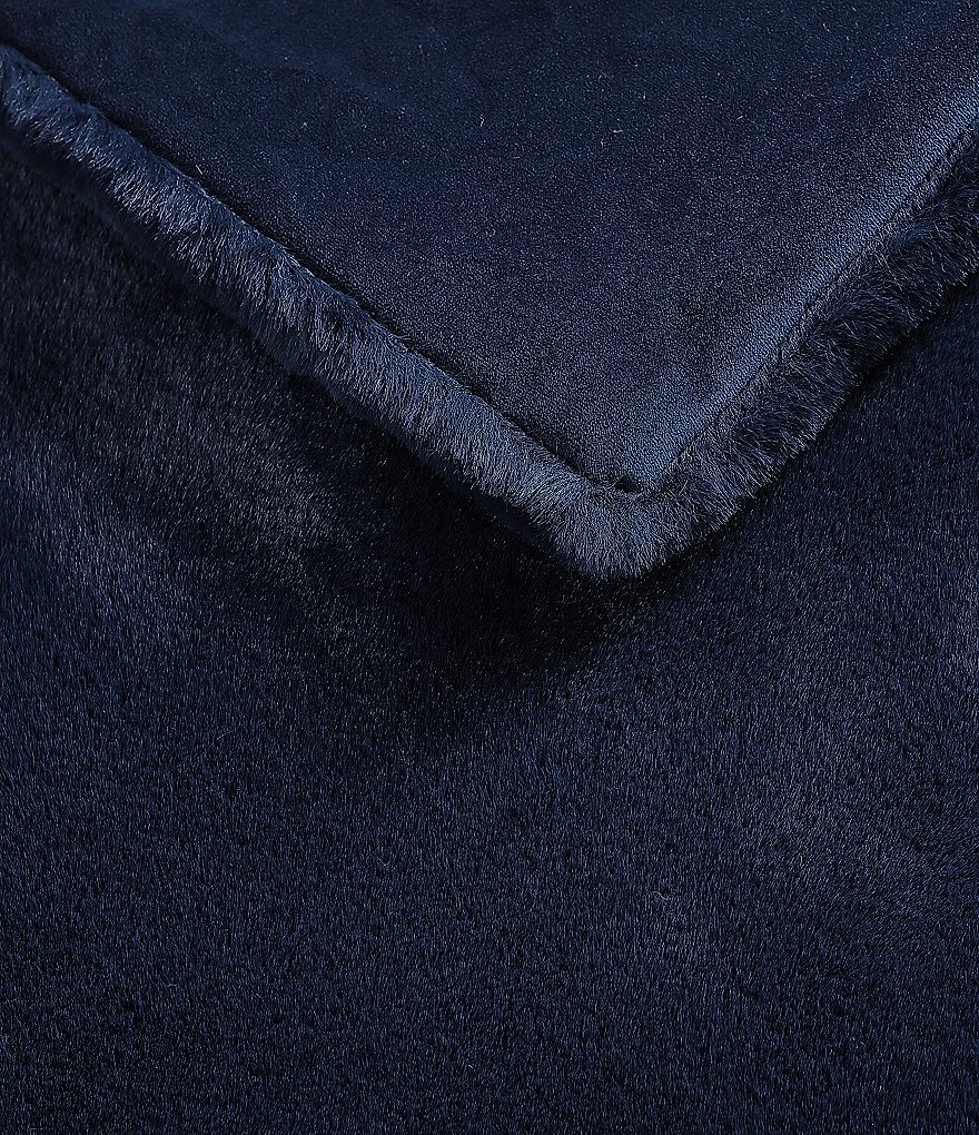 Vera Wang Lapin Faux Fur Throw