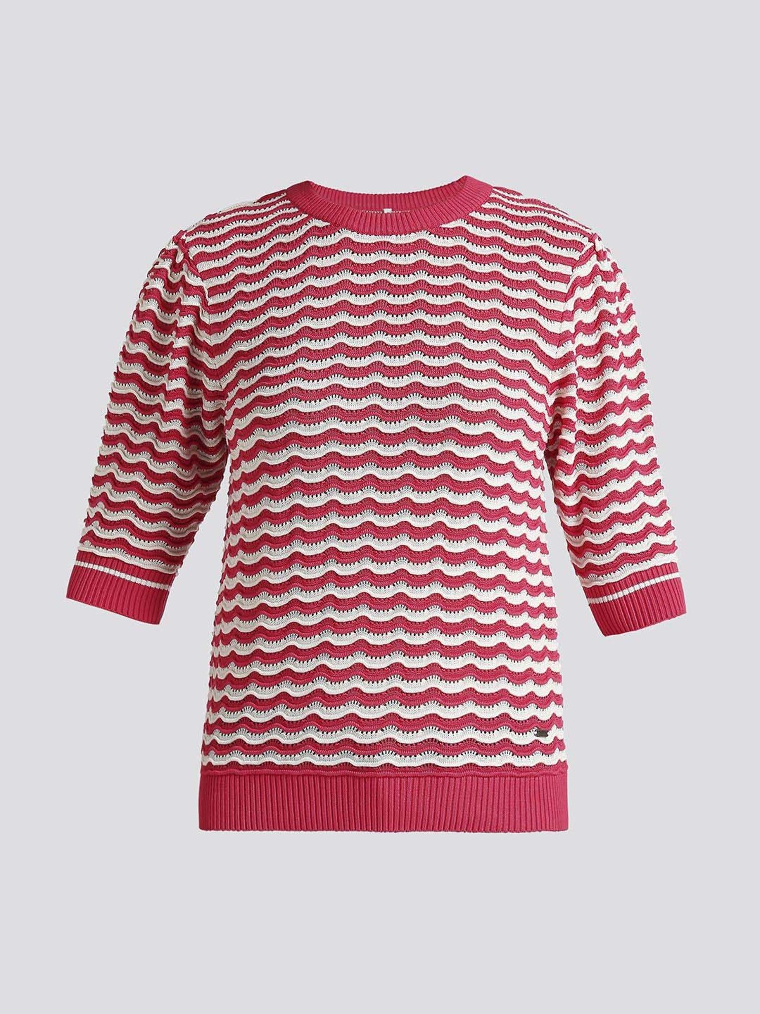Pepe Jeans Pink Self Pattern Top