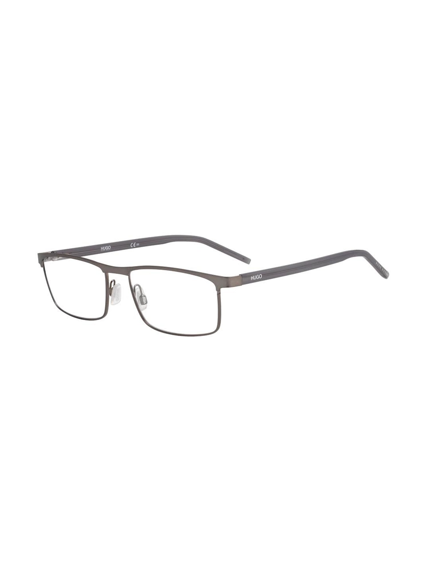 HUGO Brown Rectangular Eye Frames for Men