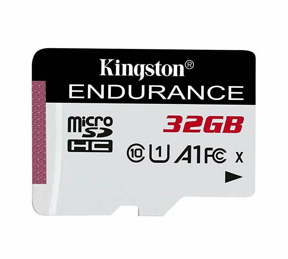 Kingston High Endurance MicroSD Card Class10 32GB  1080P Full HD Up to R/95MBs Memory Micro SD Flash Memory Card Exclusive For Surveillance, Body & Dash Cam Home Monitor