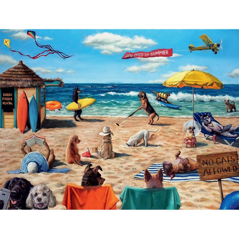 Buffalo Games Dog's Days: Ruff Summer Jigsaw Puzzle - 750pc
