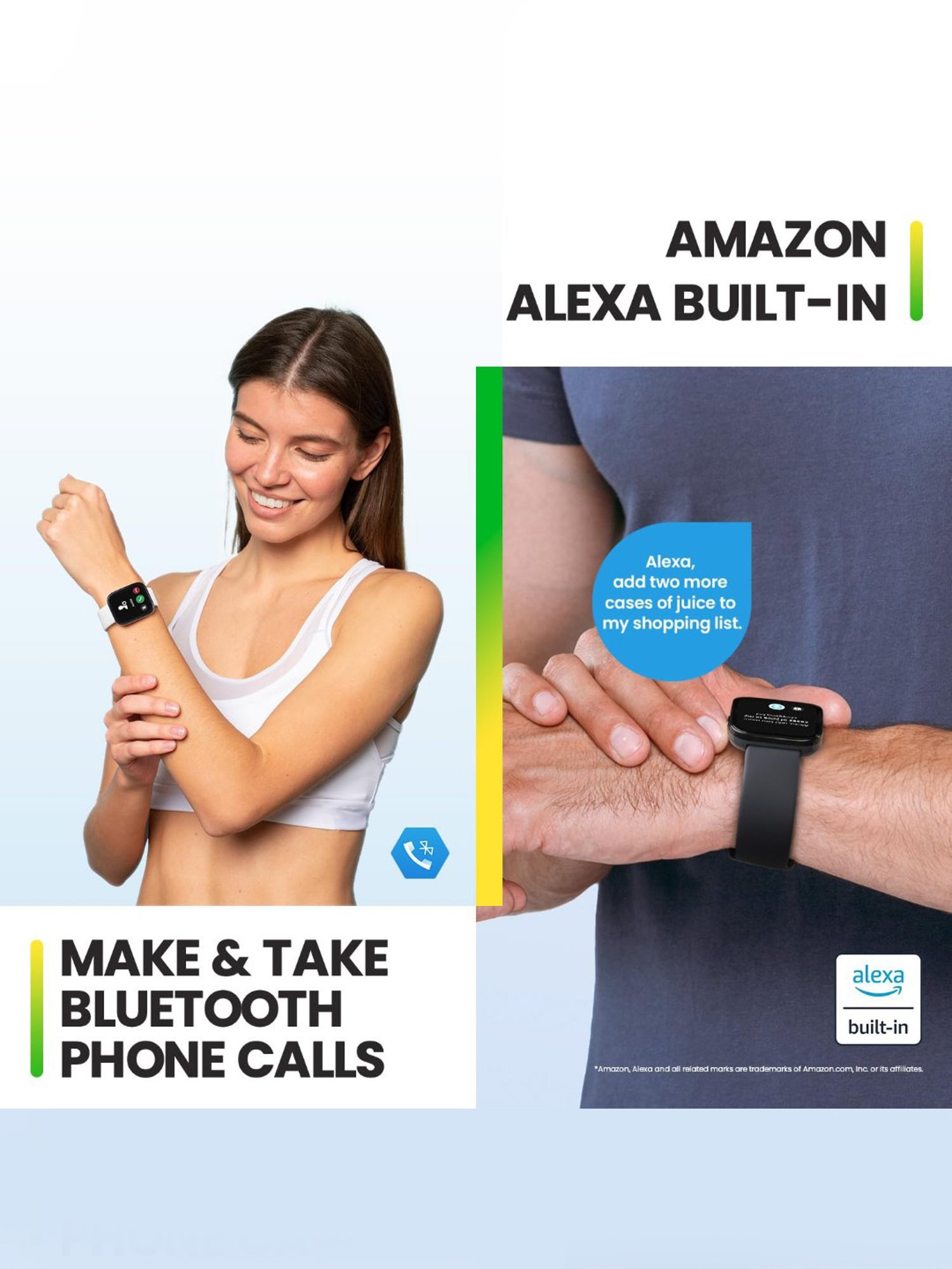 Amazfit Bip 5 BT Calling Smartwatch with 1.91 inch Ultra Large Screen & Alexa Built-in (Black)