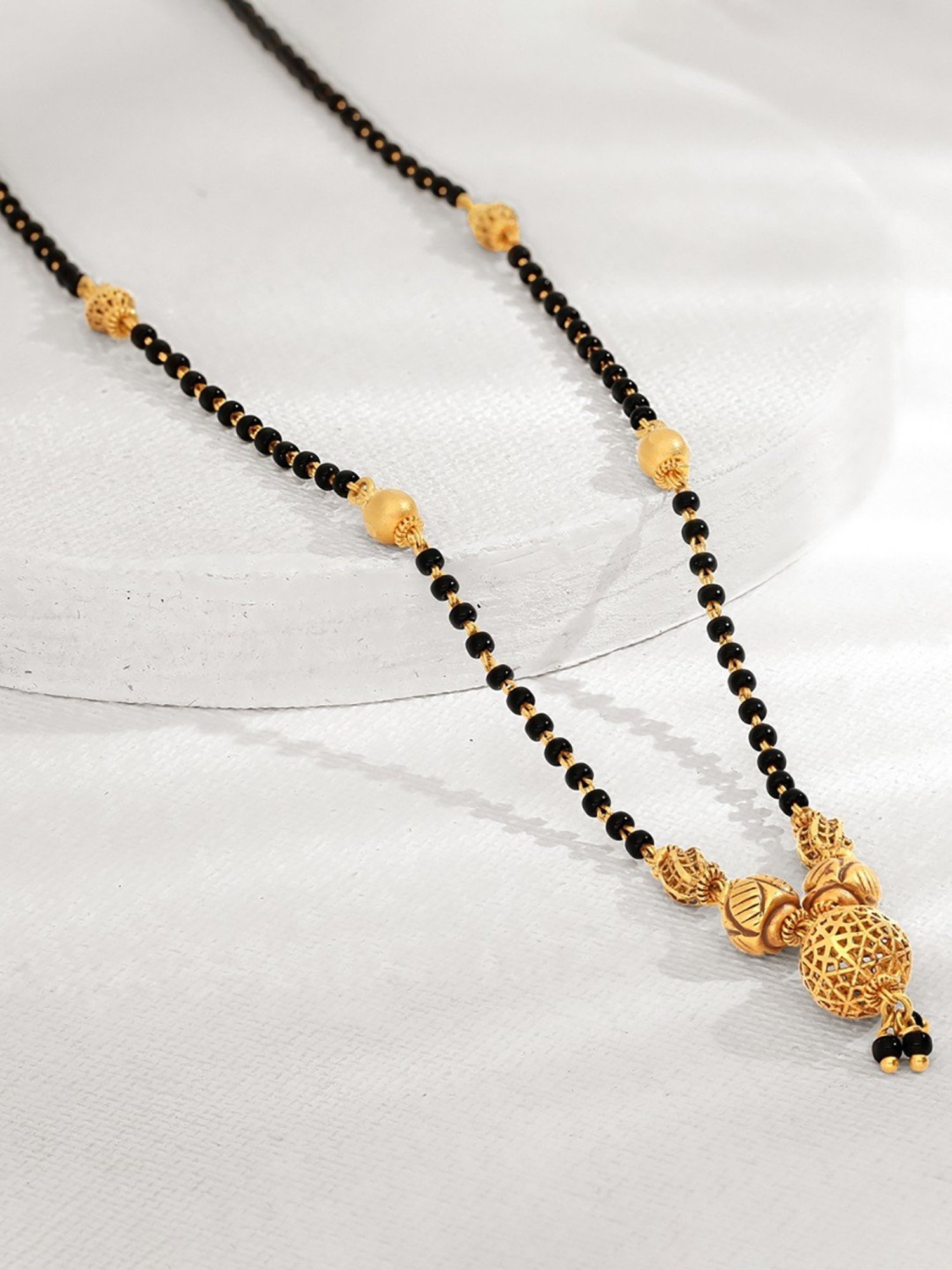P.N.Gadgil Jewellers 22k Opulent Orb Mangalsutra