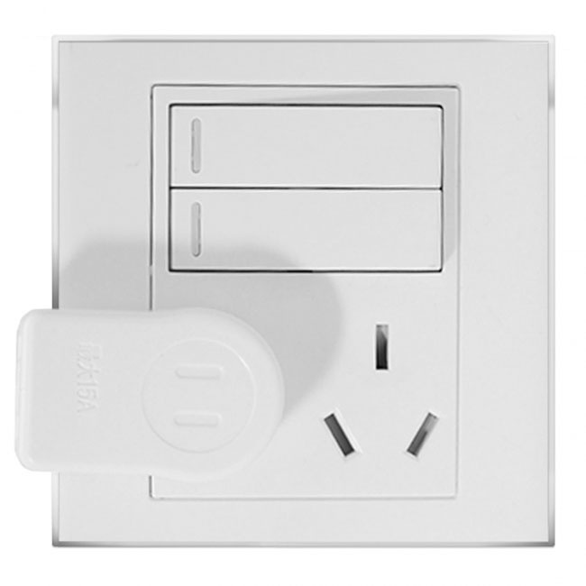 Jimier NEMA 1-15P USA Outlet Saver Power Extension Adapter 2-prong 2 Outlets 90 Degree Up Down Angled PW-014-UP