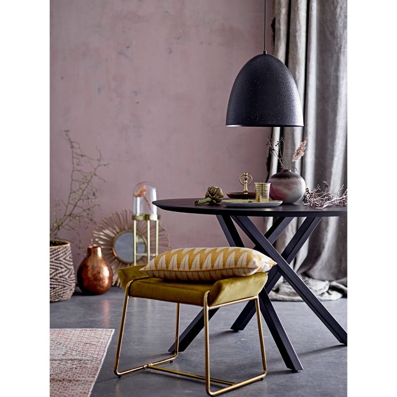 27" x 14" Artificial Rubber Plant in Boho Basket Cream - LCG Florals