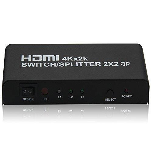 4Xem 2 Port Hdmi 4K Splitter