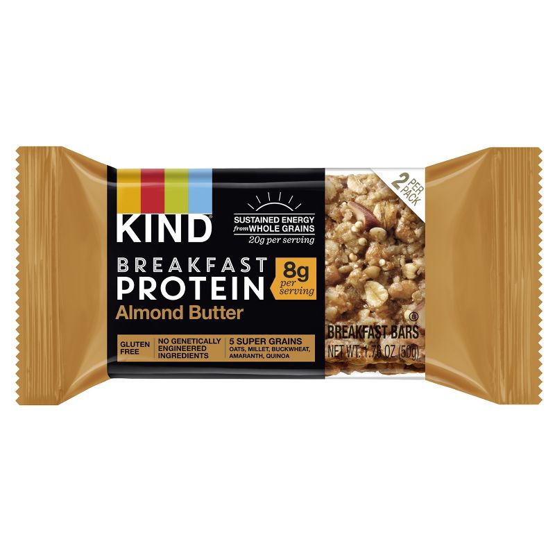 KIND Almond Butter Protein Breakfast Bars - 4pk of 2 Bars