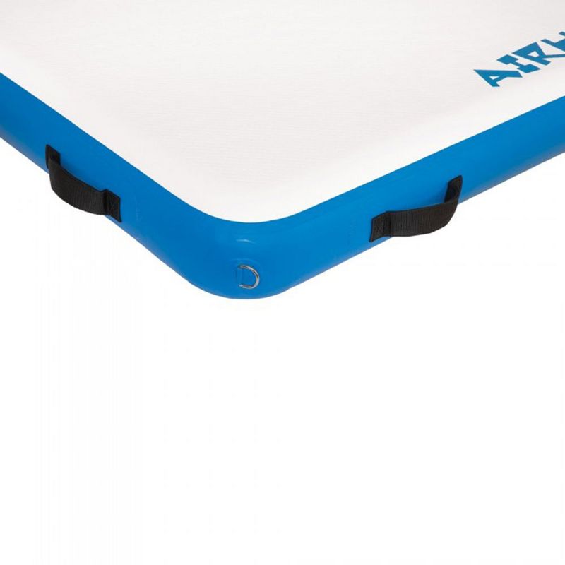 Airhead WaterMat 8 x 5 Ft Portable Inflatable Drop Stitch Deck Water Mat w/ Pump