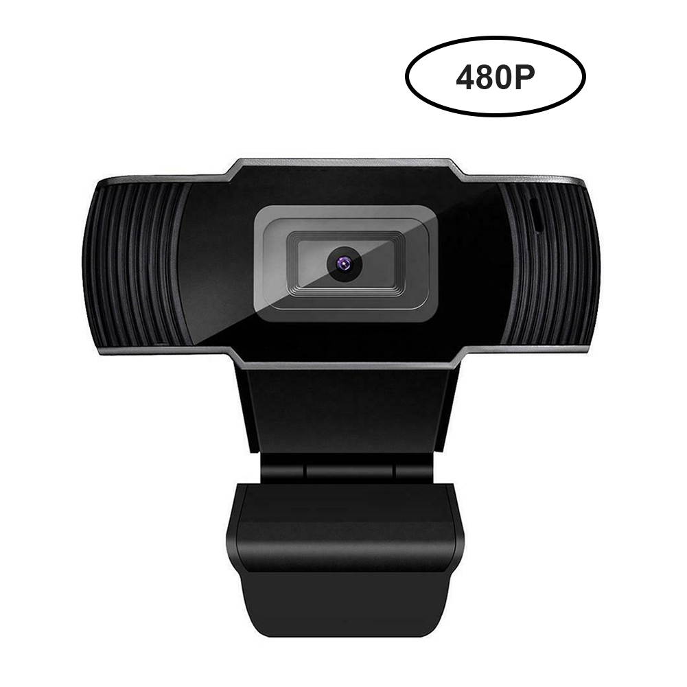 Brightup Rotatable HD Webcam USB Camera 480P Video Recording Web Camera With Microphone
