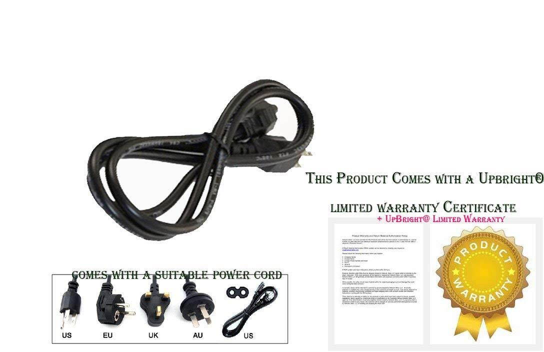 UpBright New AC Power Cord Outlet Socket Cable Plug Lead For Sony Portable CFDZW755 CFD-ZW770 CFD-Z110 CFD-Z120 CFDZ110 CFDZ120 CD/MP3 Player AM/FM Cassette Radio Boombox SAT B-50 SAT-B50