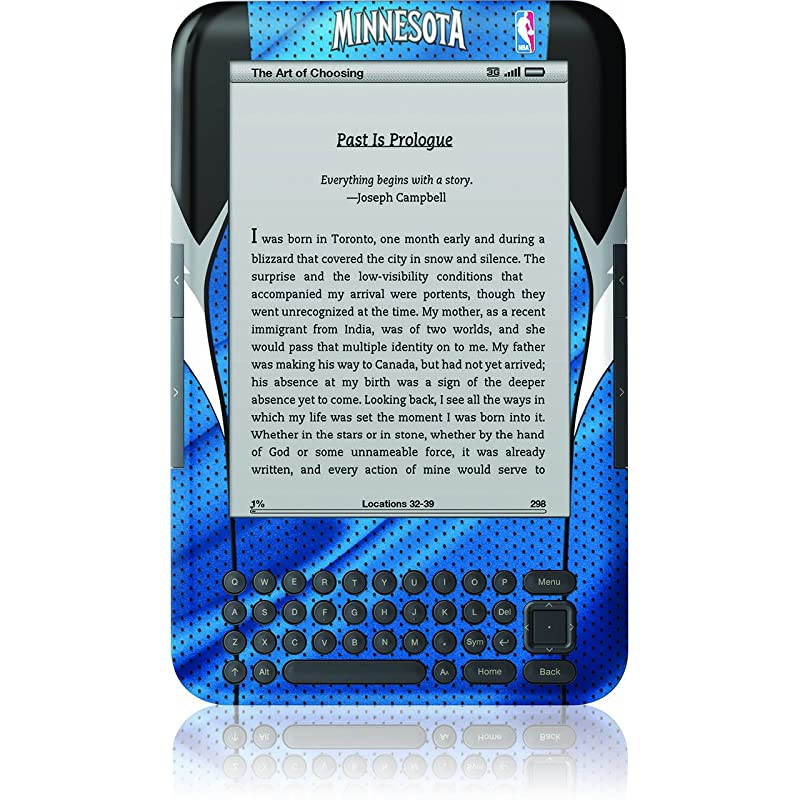 Kindle Skin Fits Kindle Keyboard Minnesota Timberwolves