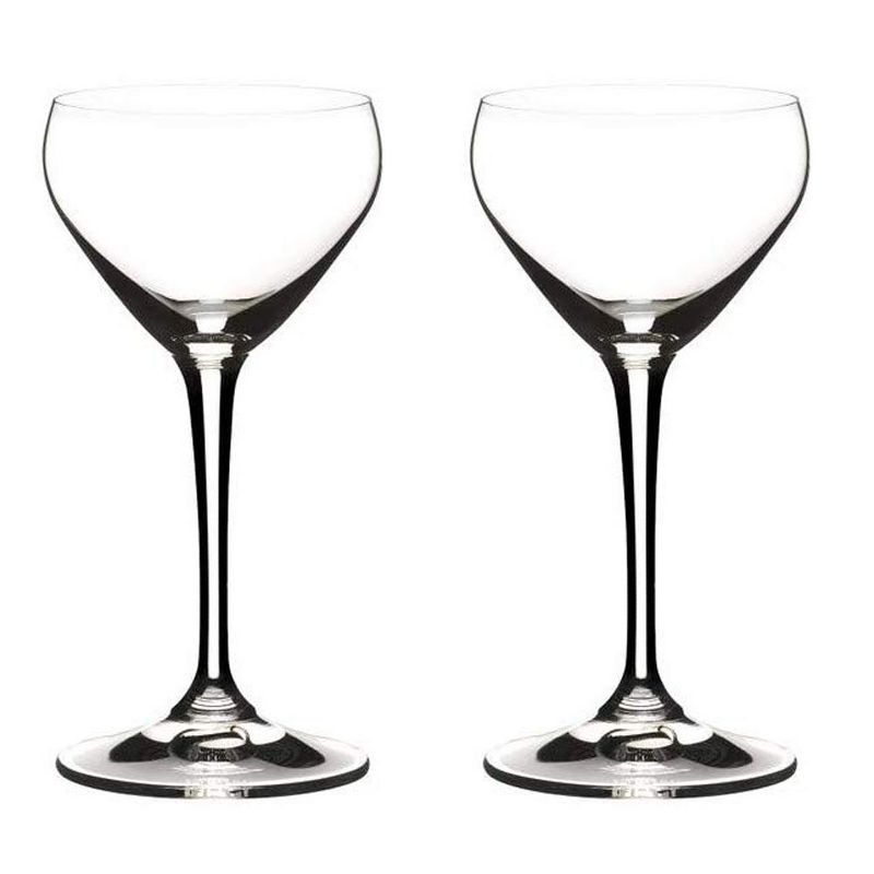 Riedel 6417/05 Drink Specific Glassware Nick & Nora Cocktail Glass Barware, 4 Ounces, Clear (2 Glasses)