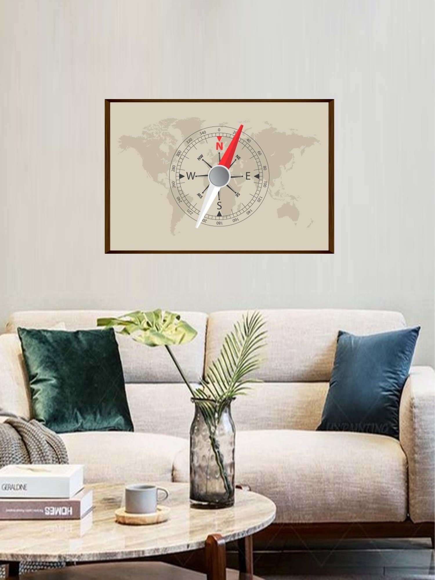 The Art House Abstract Multicolor Canvas Painting