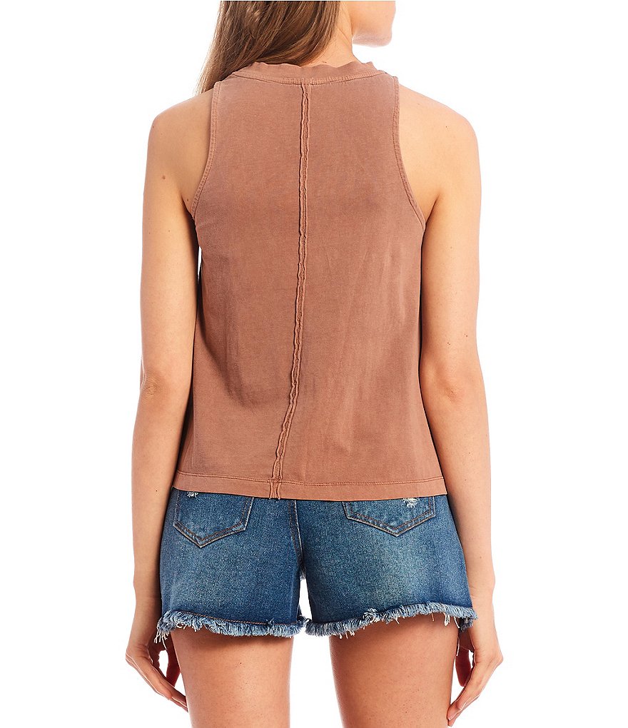 C&V Chelsea & Violet Crew Neck Swing Tank Top