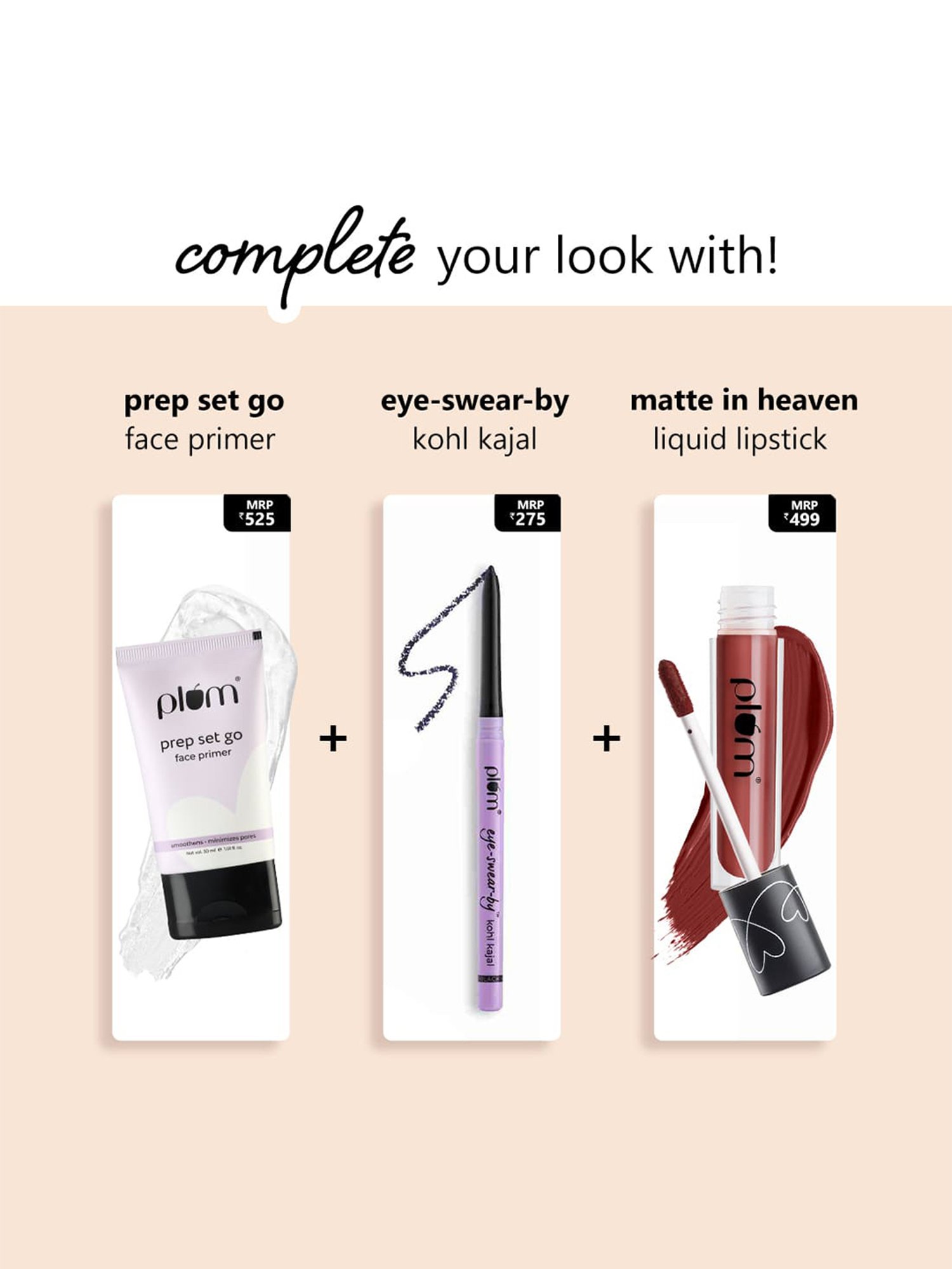 Plum Legit Matte Talc-Free Compact With SPF 15 Pinched Blush 115P - 9 gm