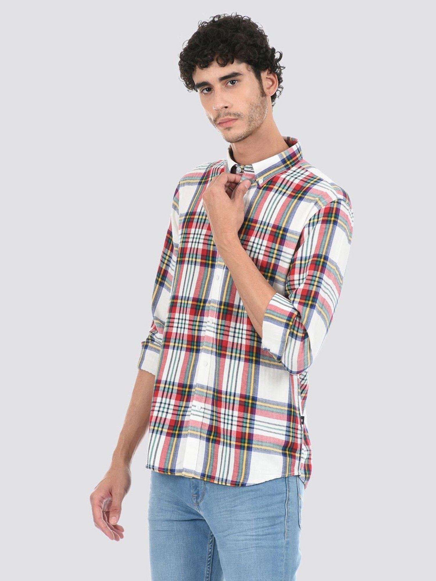 London Fog Multi Regular Fit Checks Shirt