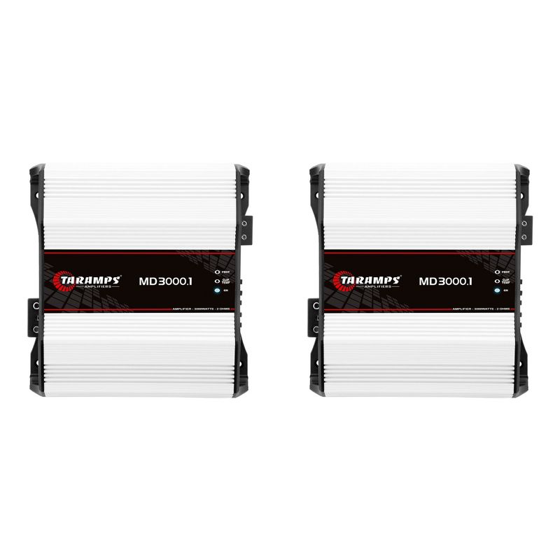Taramps 900825 Class D MD 3000.1 2 Ohms 3,000 Watt RMS Car Sound Systems Mono Full Range Speaker Amplifier with Built In Thermal Protection (2 Pack)