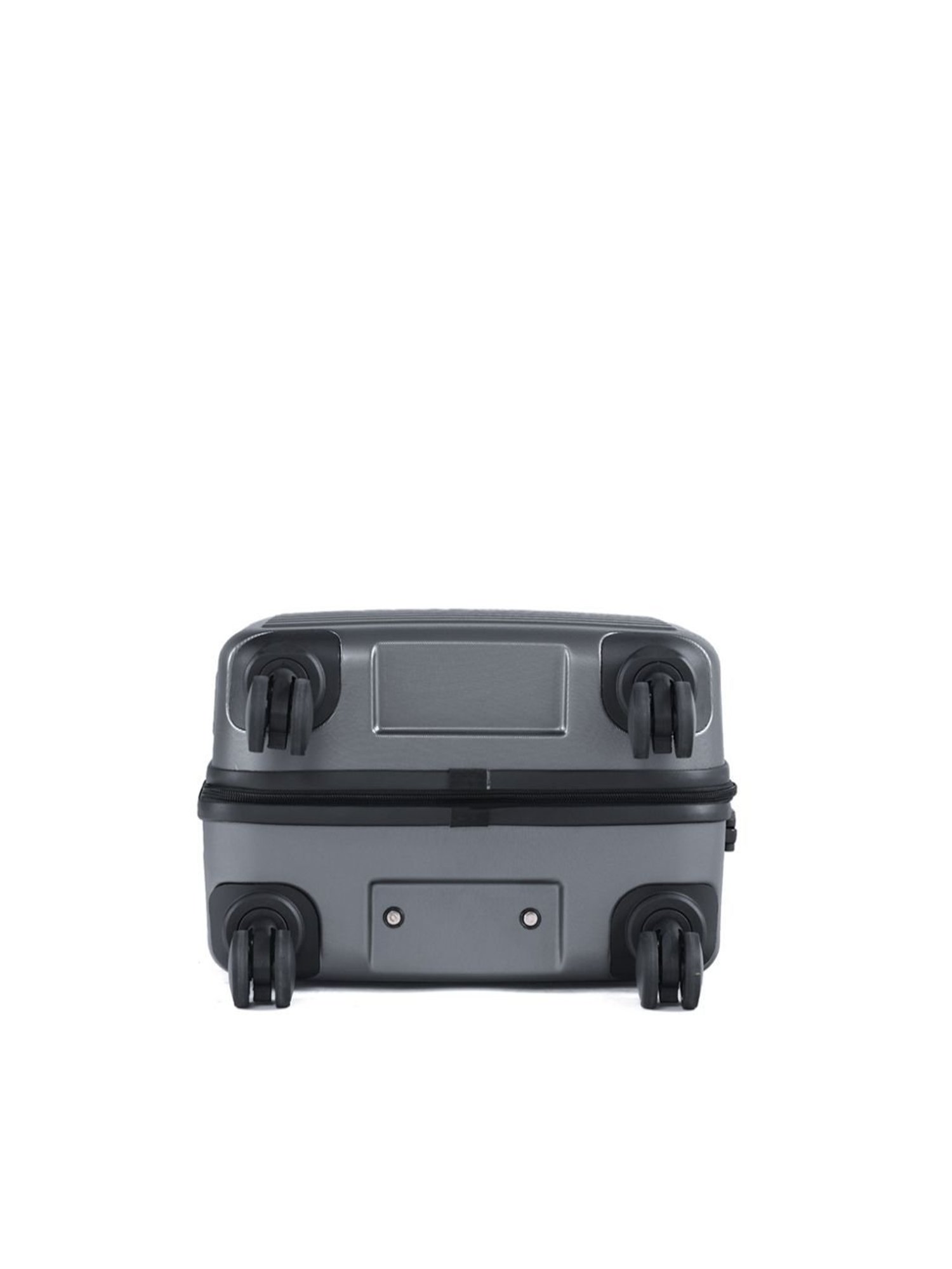 Assembly Grey Textured Cabin Trolley Bag - 20 inch