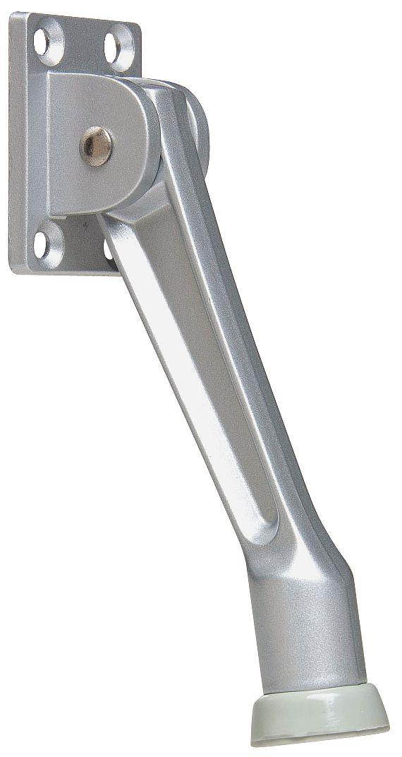 Lever Door Holder, Cast Zinc, Sliver, 5"H x 1-27/64"W KABA ILCO IL-KDDH-5-AL