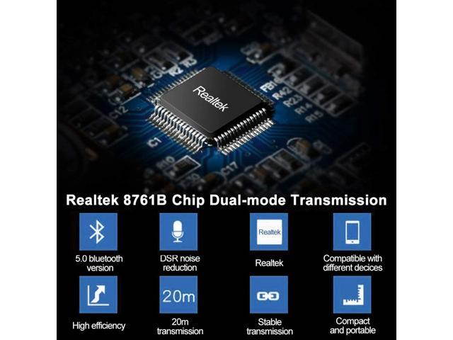 USB Bluetooth 5.0 Adapter for PC Win10/8.1/8/7/XP/Vista, Bluetooth Dongle Receiver/Transmitter Support Multiple Device Connections: Headset, Mouse, Keyboard, Printer, Speaker