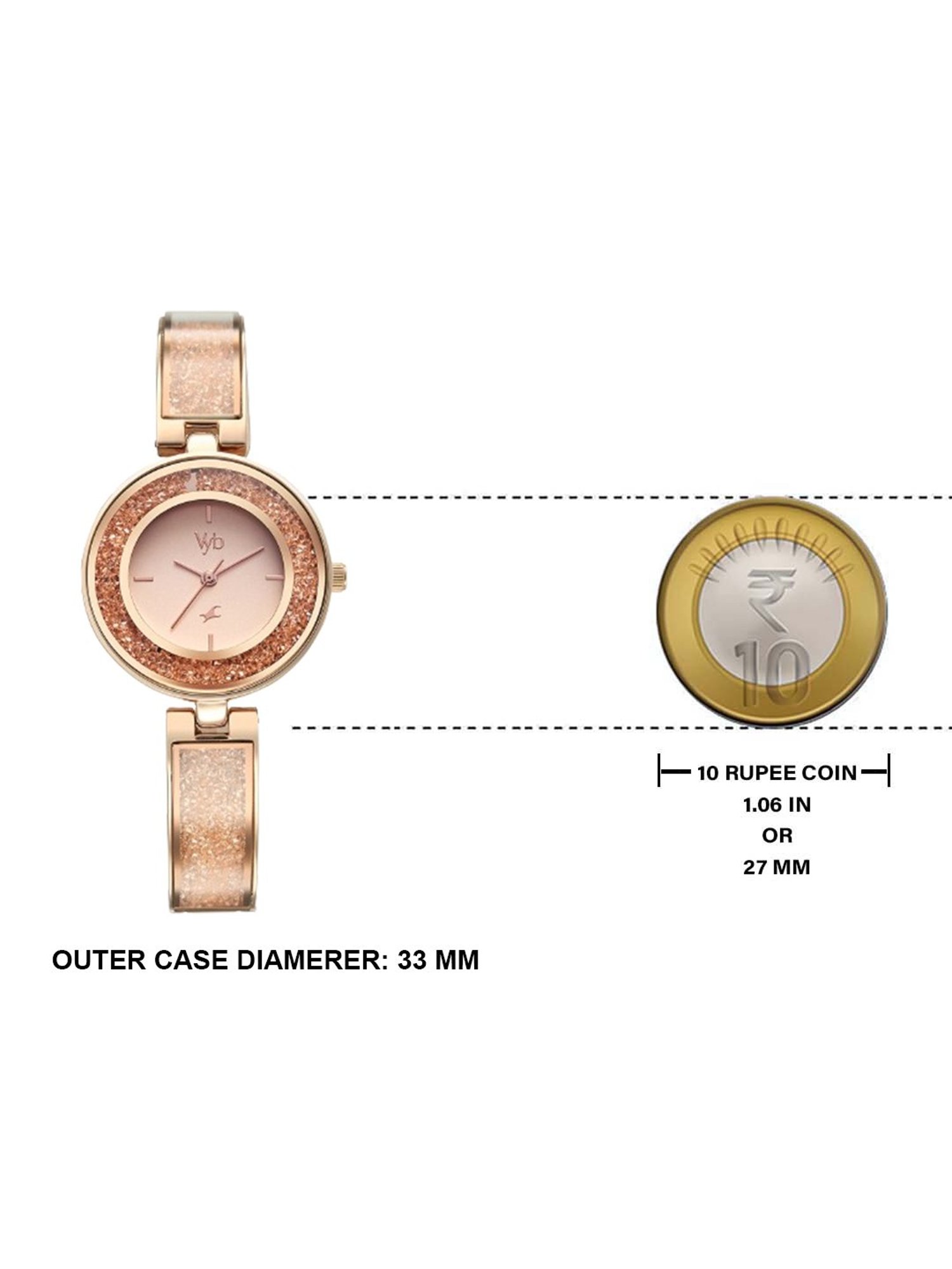 Fastrack Vyb 3.0 FV60053WM02W Analog Watch for Women