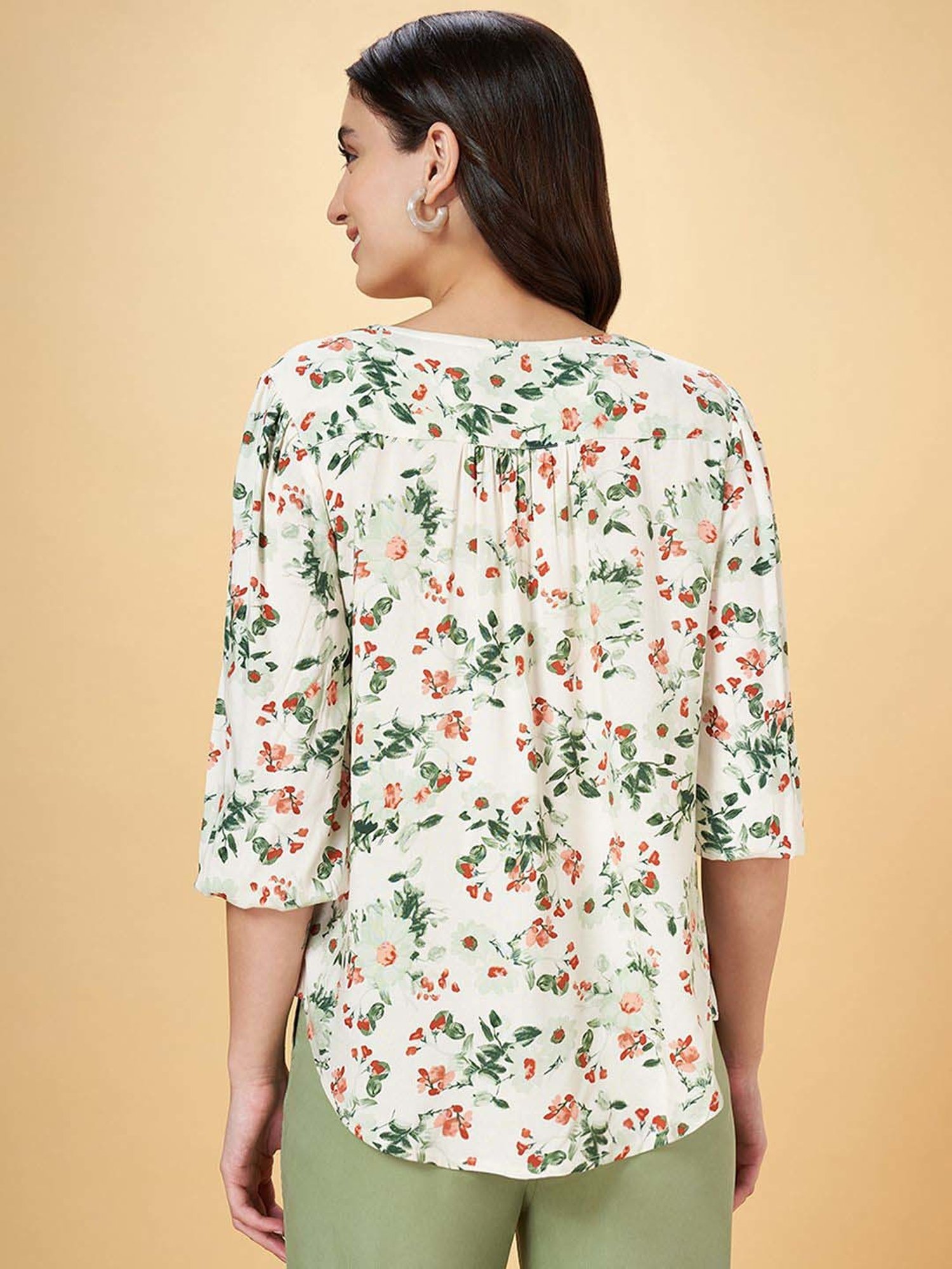 Honey by Pantaloons White Printed Tunic