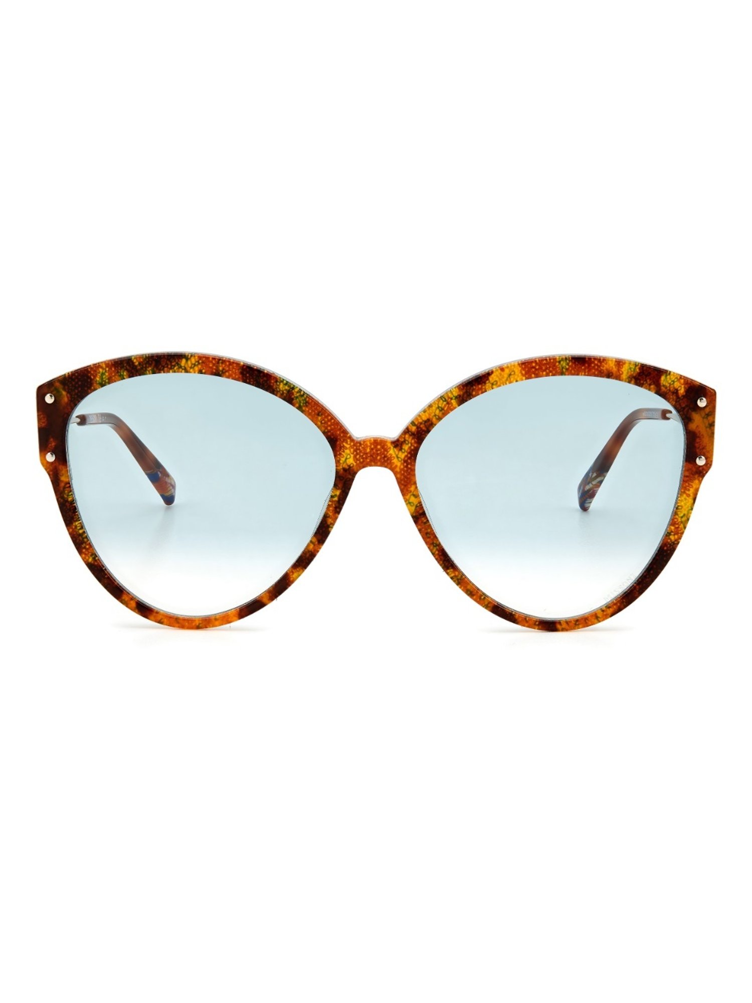 Missoni Green Cat Eye Sunglasses for Women