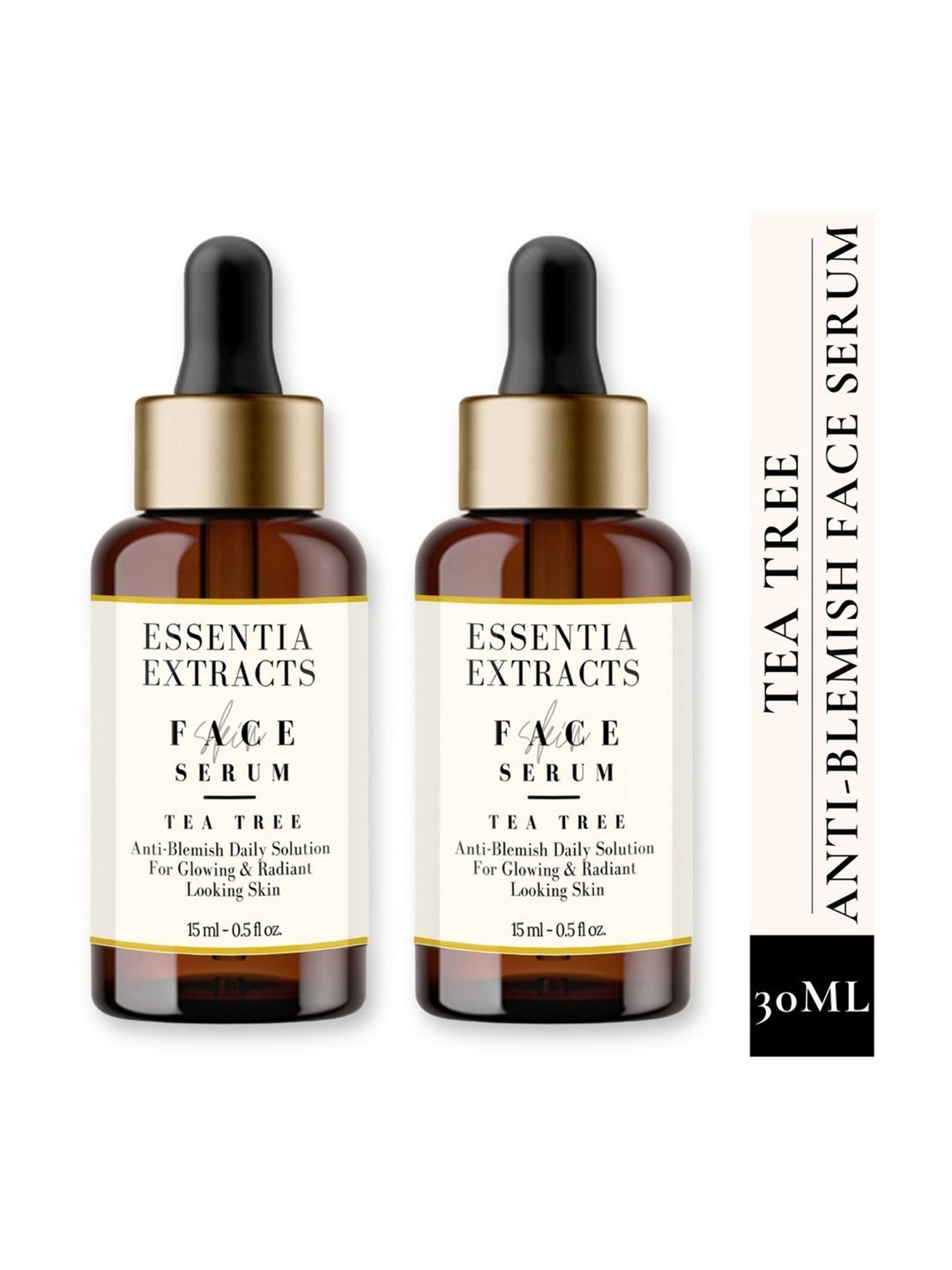 Essentia Extracts Tea Tree Daily Solution Face Serum (Pack of 2) - 30 ml